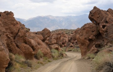 Red Rock Canyon in Owen's Valley
